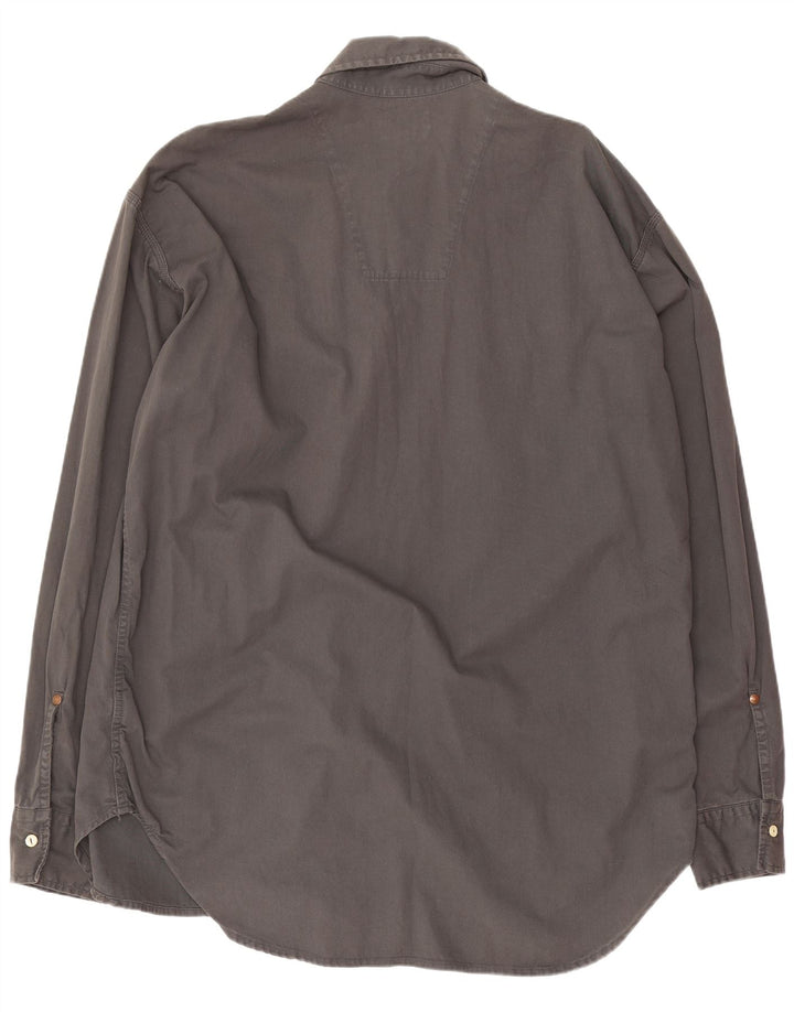 Replay Herren-Jeanshemd 2XL aus grauer Baumwolle