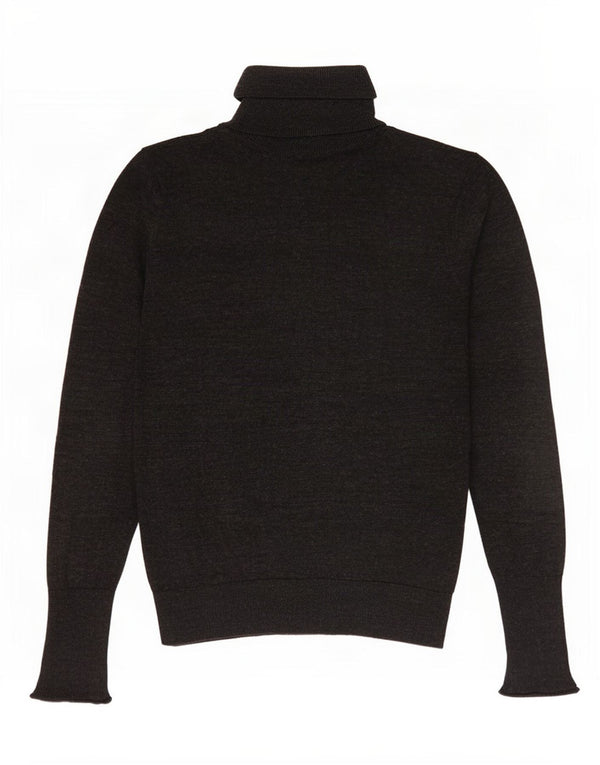 Zara Womens Roll Neck Jumper Sweater UK 14 Medium Grey Polyester