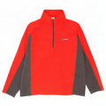 Berghaus Fleece Jumper med lynlås til mænd Medium Rød Colourblock Polyester