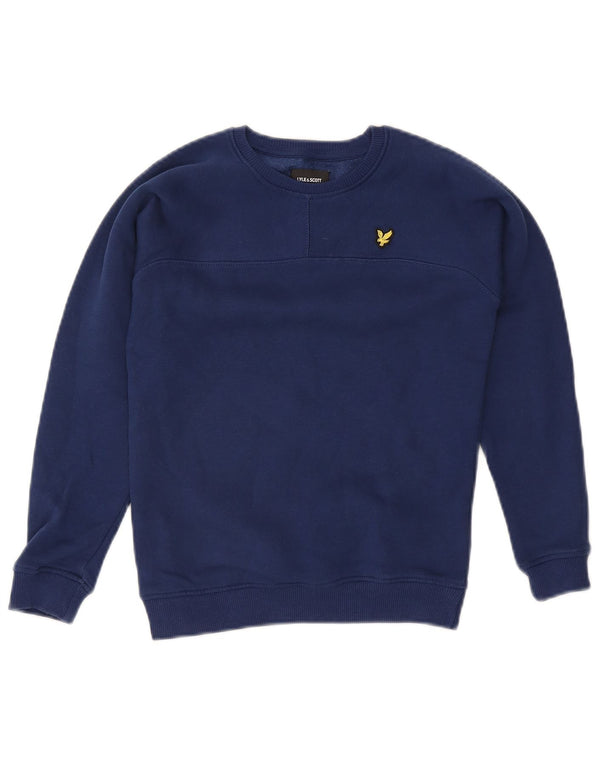 Μπλουζάκι Lyle & Scott Boys Jumper 9-10 Years Navy Blue Cotton