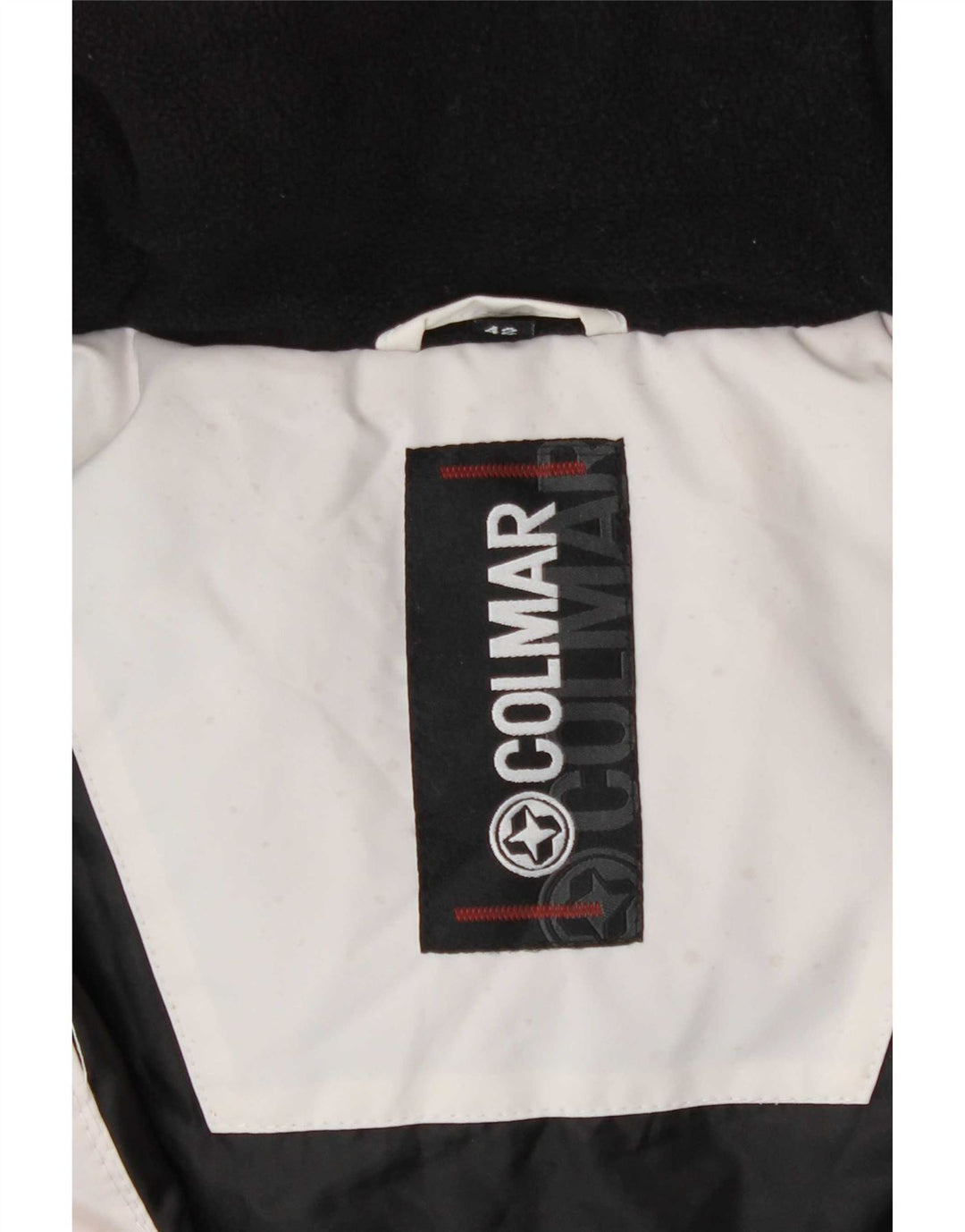 Colmar Womens Hooded Ski Jacket IT 42 Medium White Colourblock Sports