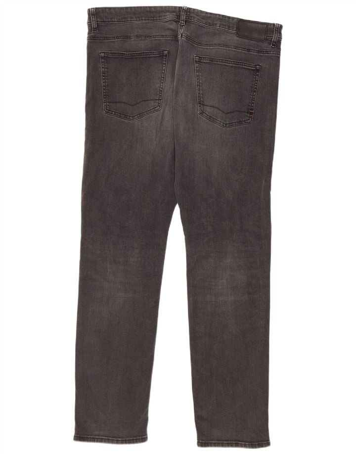 Hugo Boss Herren Delaware Slim Jeans W38 L34 Graue Baumwolle
