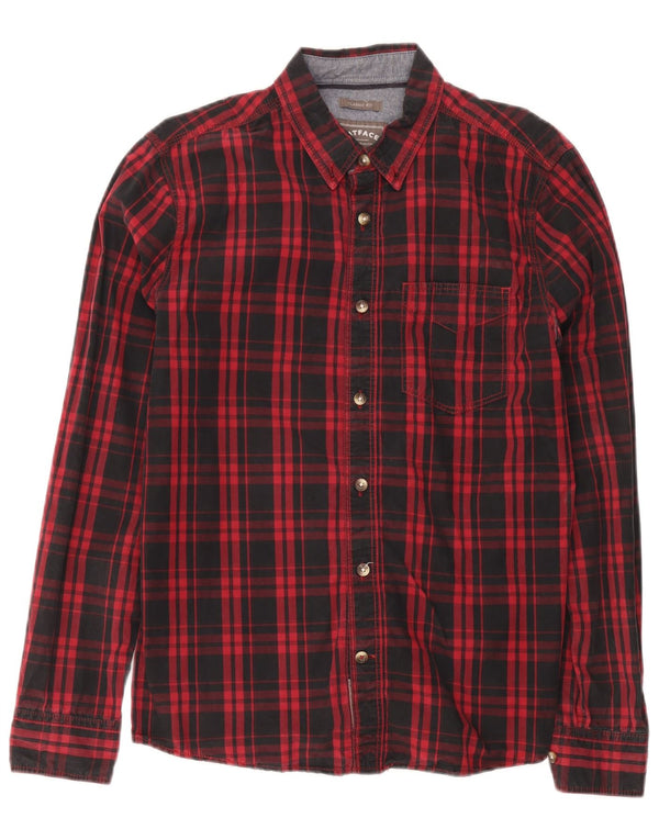 Fat Face Mens Classic Fit Shirt Medium Black Check Cotton