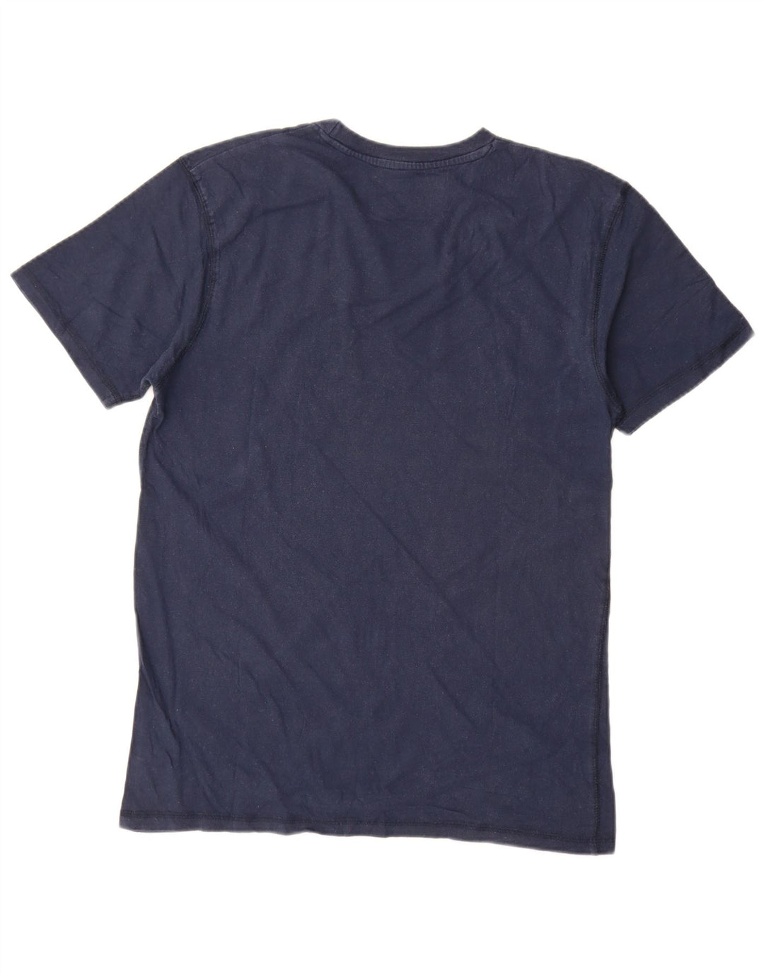 Hard Rock Cafe Mens Graphic T-Shirt Top Medium Navy Blue Cotton