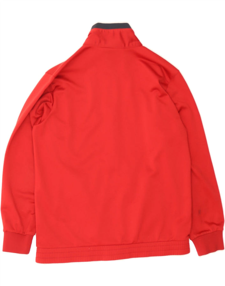 CHAMPION Boys Tracksuit Top Jacket 9-10 Years Medium  Red Polyester Vintage Champion and Second-Hand Champion from Messina Hembry 