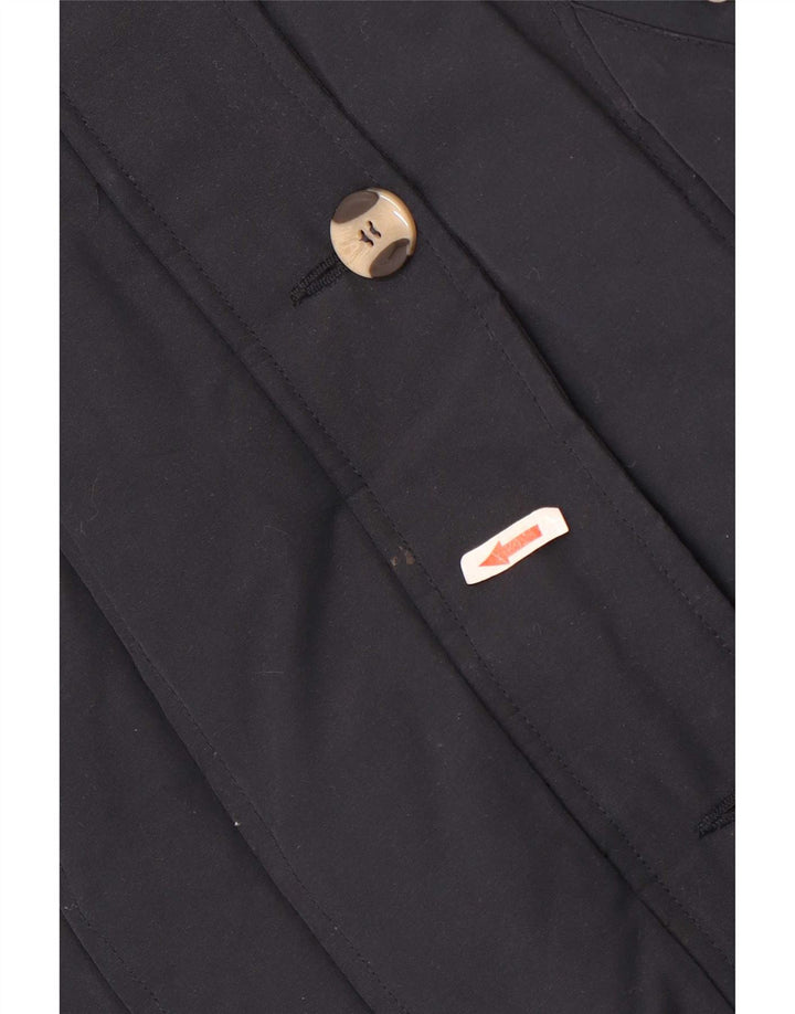 Woolrich Damen Wattierter Mantel UK 10 Small Marineblau Polyamid