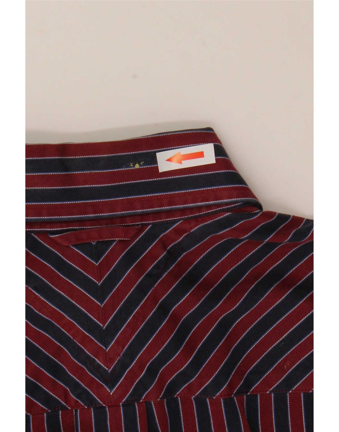Tommy Hilfiger Chemise Homme Petit Coton Rayé Rouge