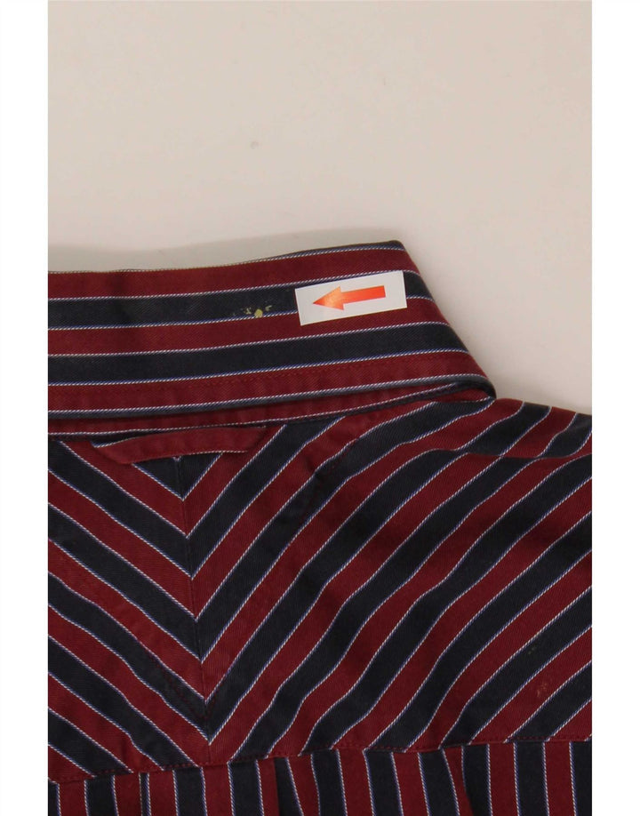 Tommy Hilfiger Chemise Homme Petit Coton Rayé Rouge