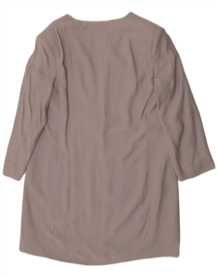 Pierre Cardin Damen Mantel IT 48 XL Grau Acetat