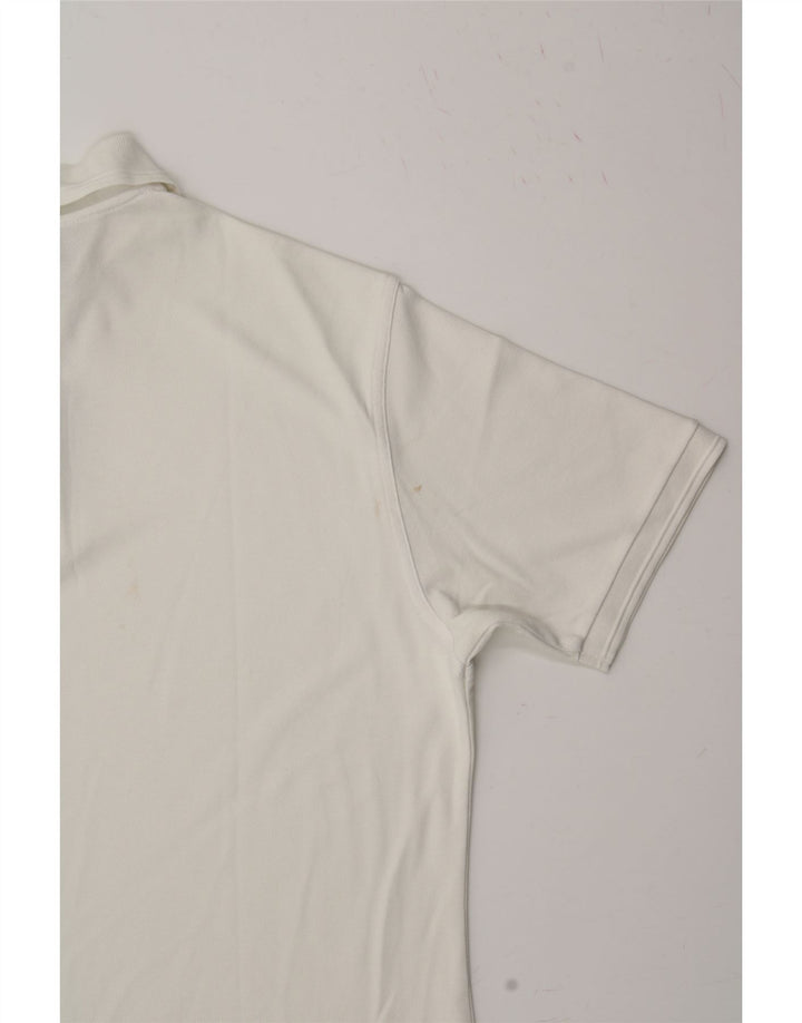 NIKE Mens Polo Shirt UK 39/41 Medium Off White Cotton Vintage Nike and Second-Hand Nike from Messina Hembry 