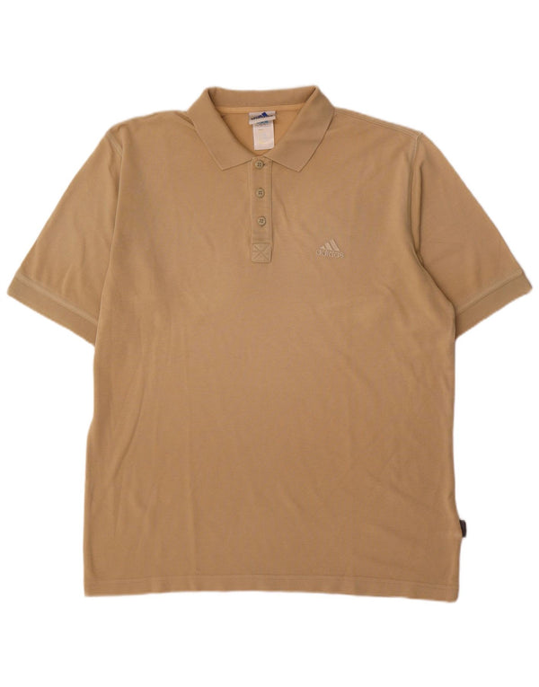 Adidas Herren Poloshirt Large Beige