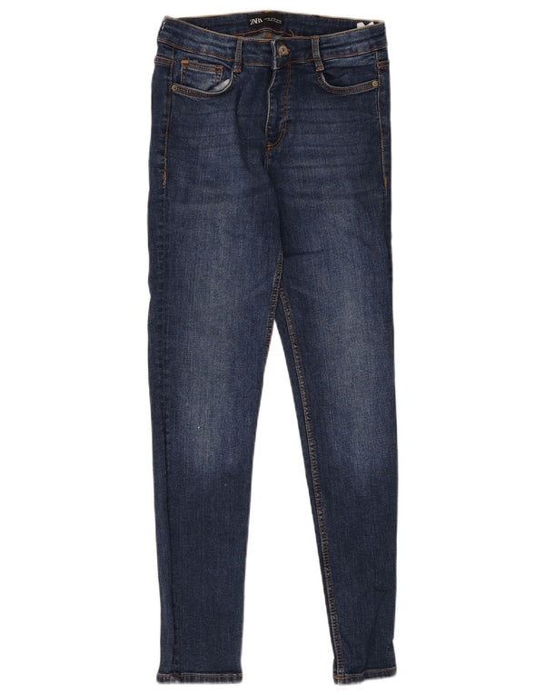 Zara Womens Skinny Jeans EU 38 Small W28 L27 Blue Cotton