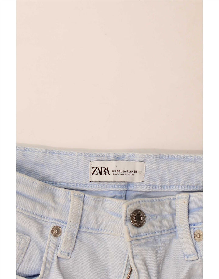 Zara Vaqueros Rectos Mujer EU 38 Small W28 L26 Azul