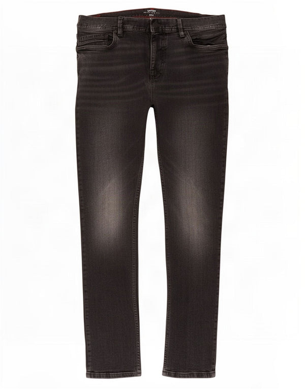 Tommy Hilfiger Mens Layton Slim Jeans W40 L32 Black Cotton