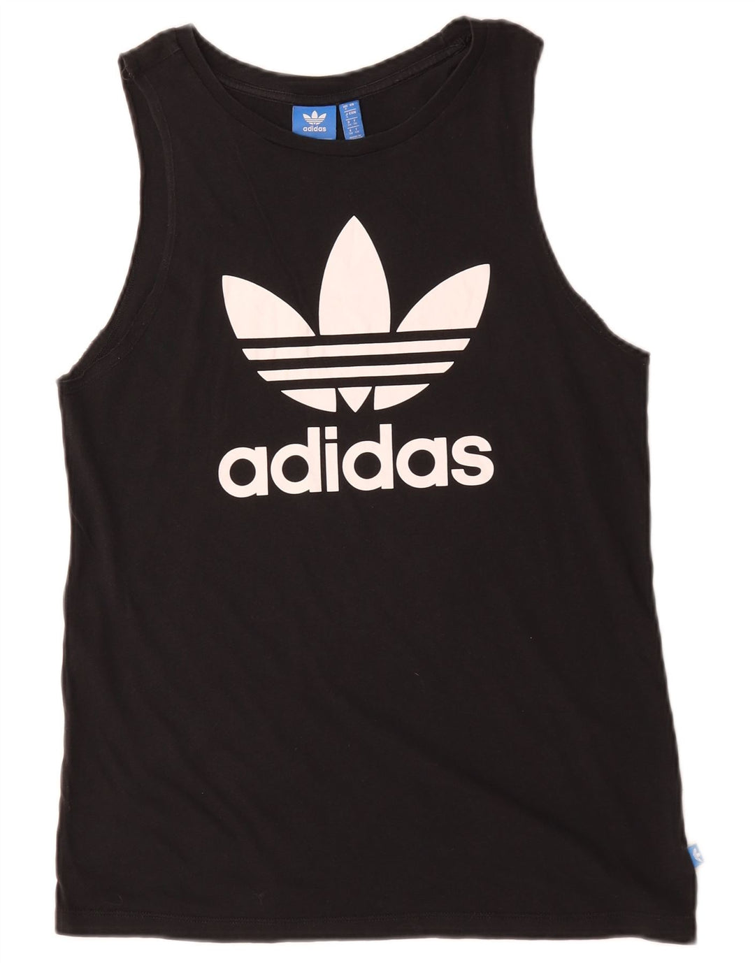 Adidas Womens Graphic Vest Top UK 8 Small  Black