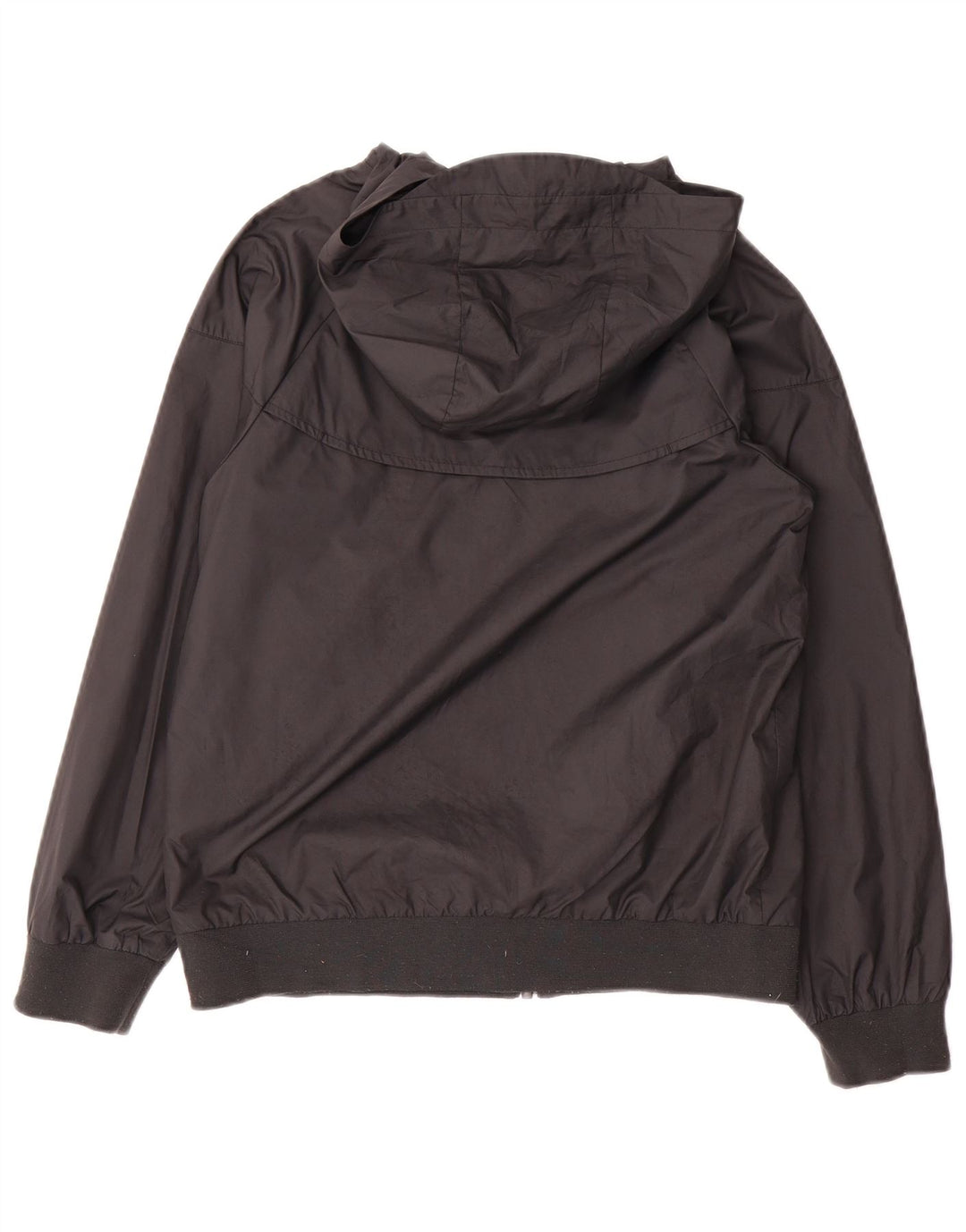 Veste de pluie à capuche Nike pour femme UK 12 Polyester noir moyen