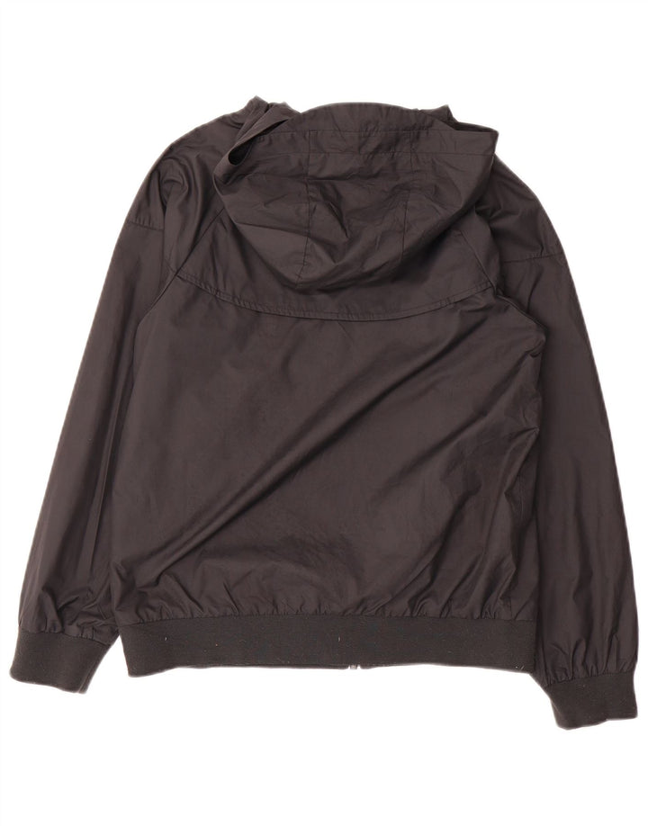 Veste de pluie à capuche Nike pour femme UK 12 Polyester noir moyen