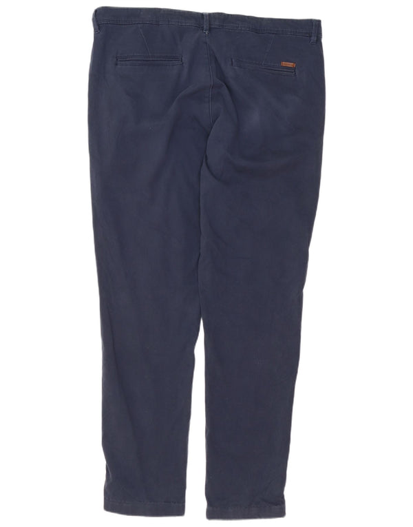 Jack & Jones Mens Marco Slim Fit Chino Pantalones W36 L34 Azul Marino