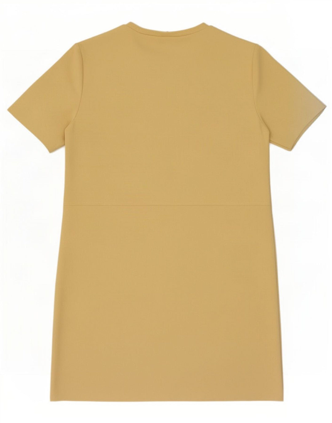 Zara Γυναικείο Φόρεμα Shift UK 14 Medium Yellow