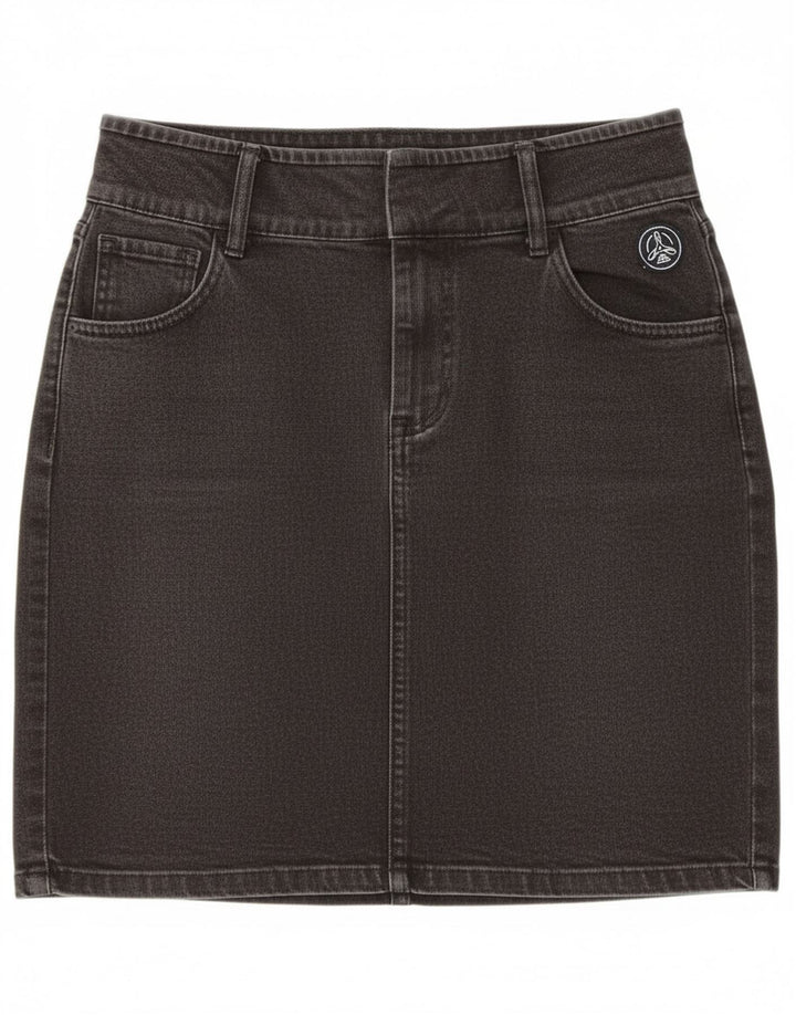 Kappa Dame Denim Nederdel W26 Lille Sort
