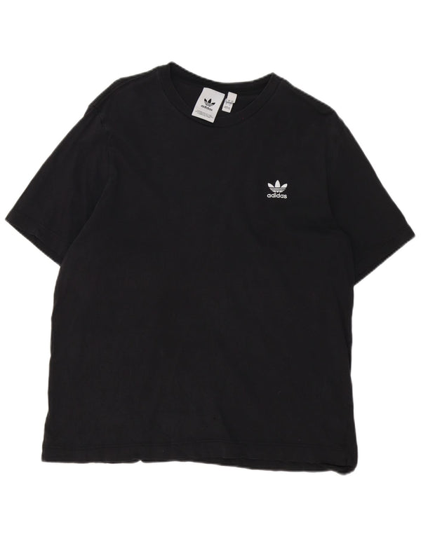 Camiseta feminina Adidas UK 18 grande algodão preto