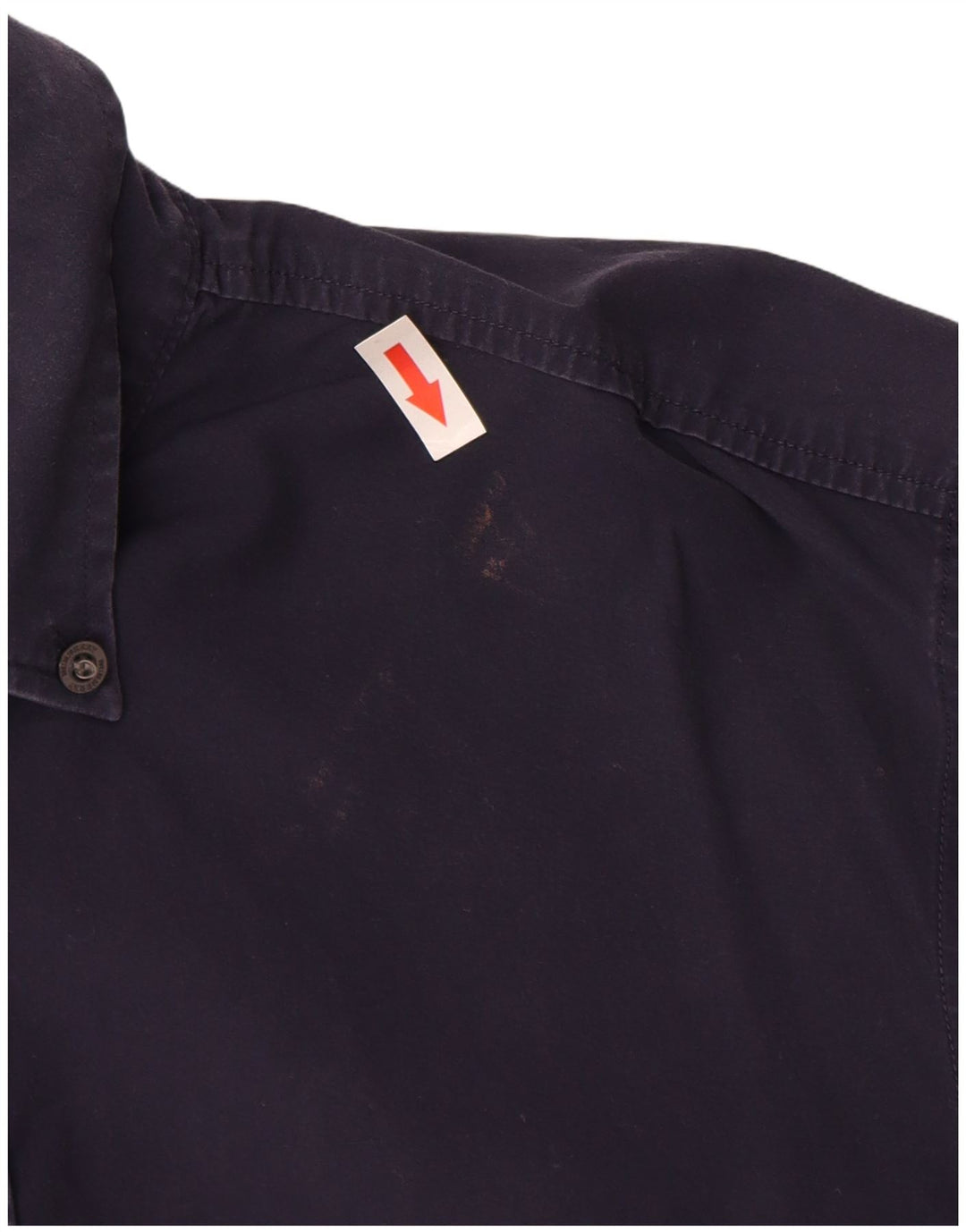 Camicia BRIT da uomo Burberry in cotone blu navy medio