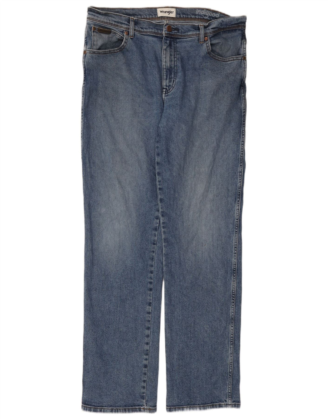 Wrangler Herre Texas Straight Jeans W36 L32 Blå