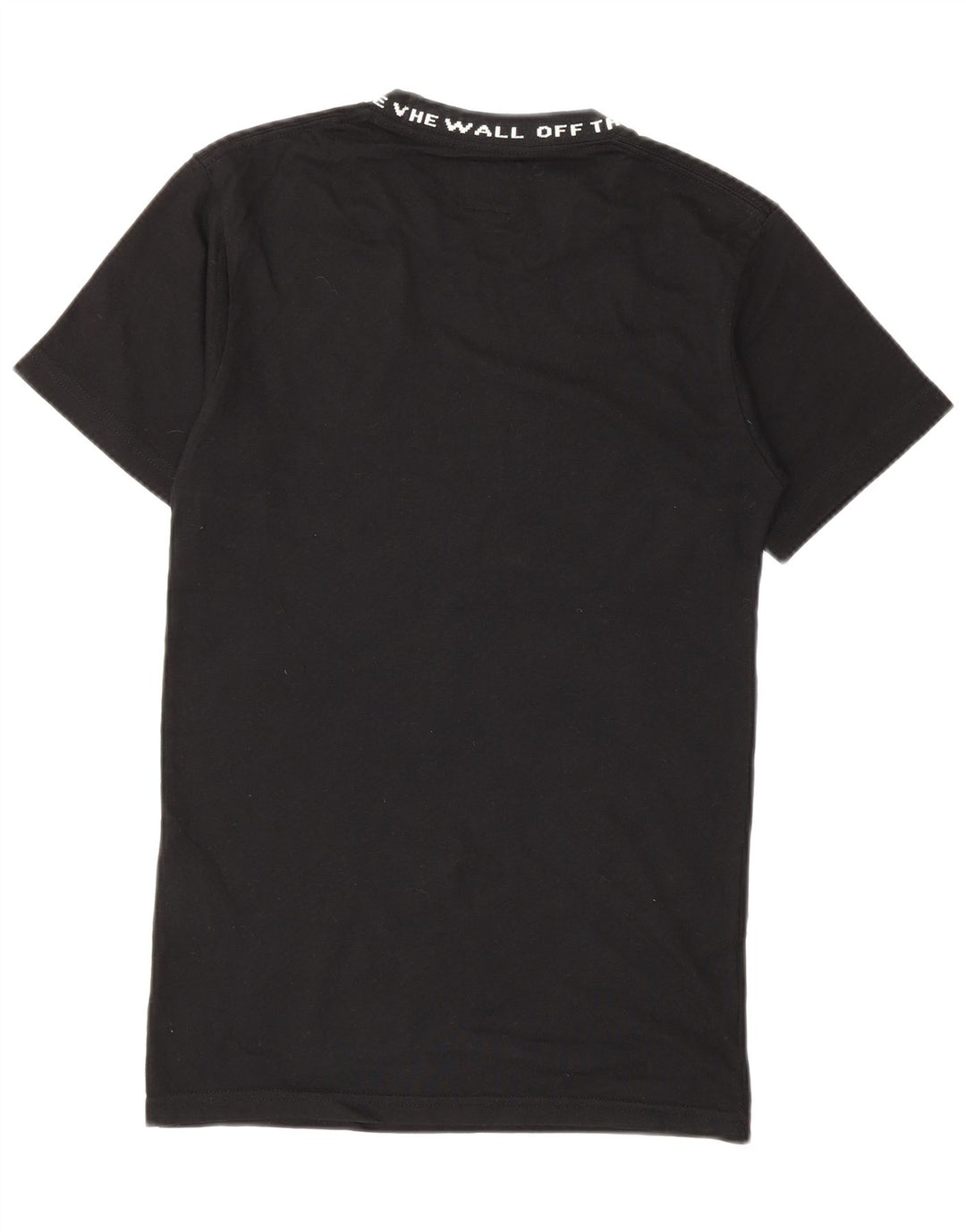 Vans Mens Graphic T-Shirt Top XS Black Cotton
