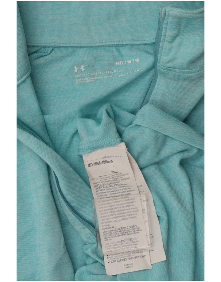 Under Armour Dame Heat Gear Pullover Træningsdragt Top UK 14 Medium Blue