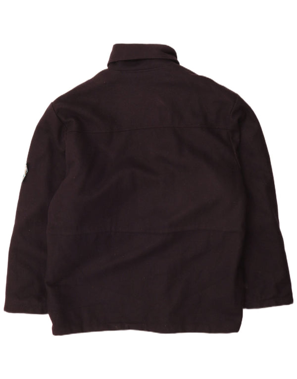 Casaco corta-vento masculino vintage para iate UK 42 XL azul marinho