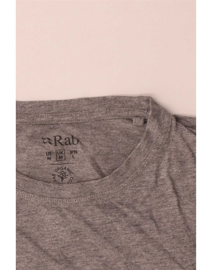 T-shirt grafica da uomo Rab Top grigio medio
