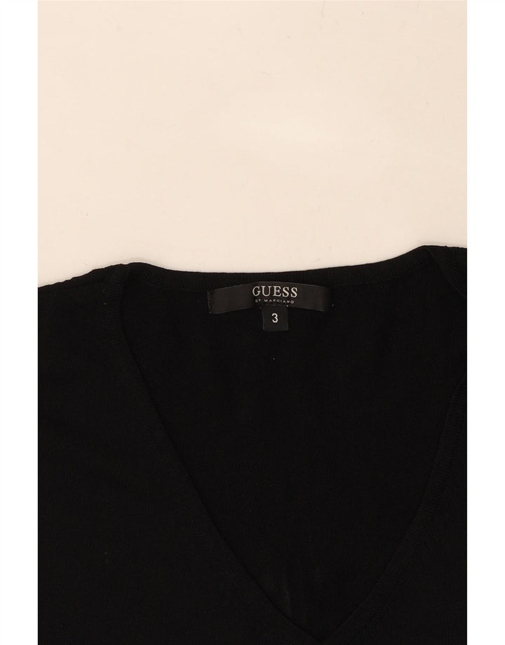 GUESS Womens Crop Vest Tank Top US 3 XS Black Vintage Guess and Second-Hand Guess from Messina Hembry 