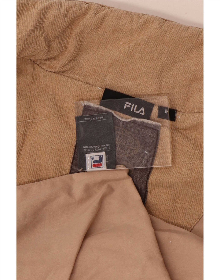 Fila Mens Padded Gilet UK 38 Medium Beige Cotton