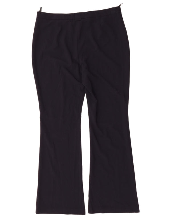 Marks & Spencer Pantaloni casual cu talie înaltă pentru femei UK 16 Large W36 L32 Bleumarin