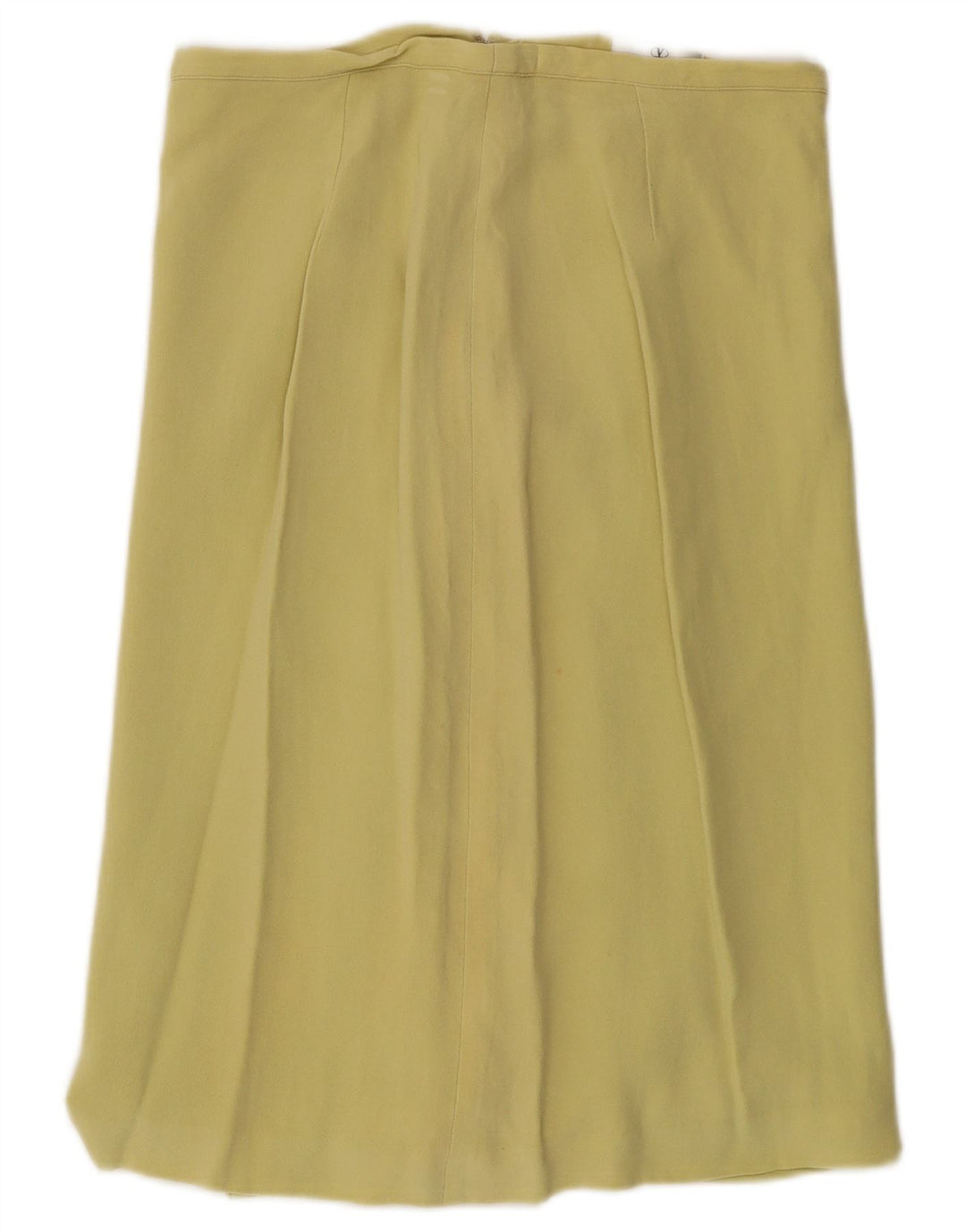 VALENTINO Womens Straight Skirt UK 14 Medium W30  Yellow