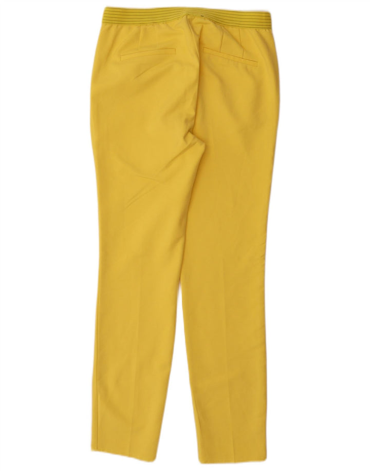 Zara Womens Slim Suit Trousers Medium W28 L29 Yellow