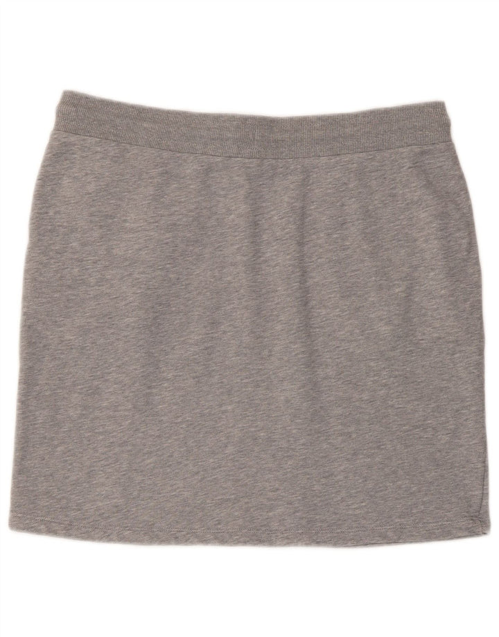 Gant Womens Mini Skirt UK 18 XL Grey Cotton