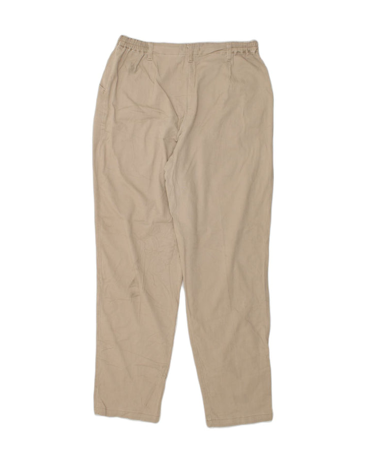 LEE Womens Relaxed Fit Chino Trousers US 18 2XL W34 L32 Beige Cotton | Vintage Lee | Thrift | Second-Hand Lee | Used Clothing | Messina Hembry 