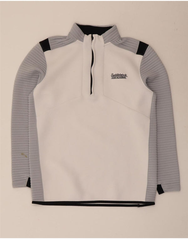 Under Armour Haut de Survêtement Cold Gear Pullover Homme Blanc Medium Colorblock