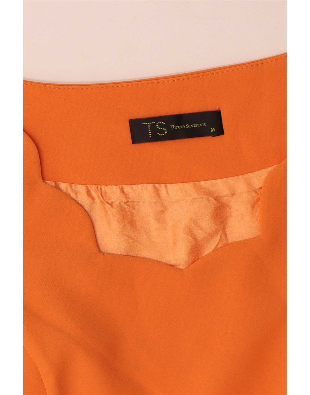 Vintage Womens A-Line Dress UK 12 Medium Orange