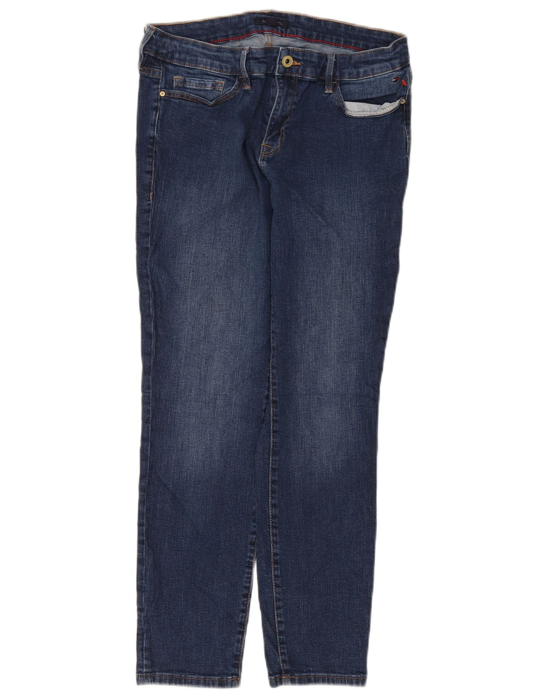 Tommy Hilfiger Womens Slim Jeans US 8 Medium W30 L27 Blue Cotton