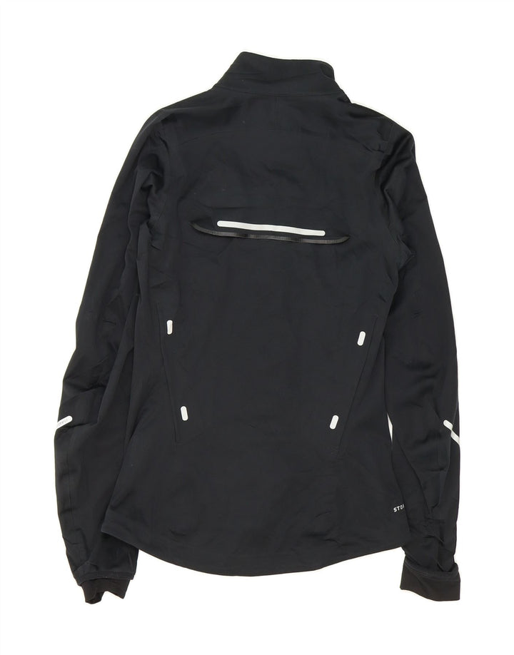 NIKE Womens Storm-Fit Tracksuit Top Jacket UK 6 XS Black Polyester Vintage Nike and Second-Hand Nike from Messina Hembry 