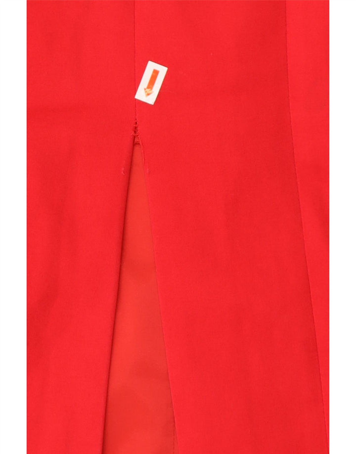 COAST Womens Sheath Dress UK 10 Small  Red Cotton