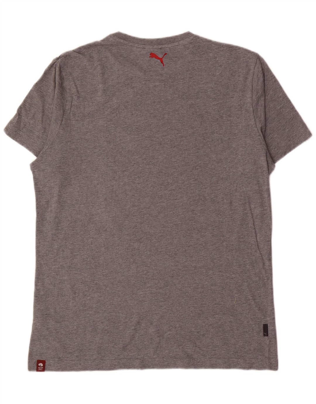 Puma Mens Graphic T-Shirt Top Large Grey