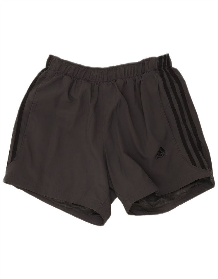 Adidas Mens Regular Sport Shorts Medium W30 L4 Grey Polyester Sports