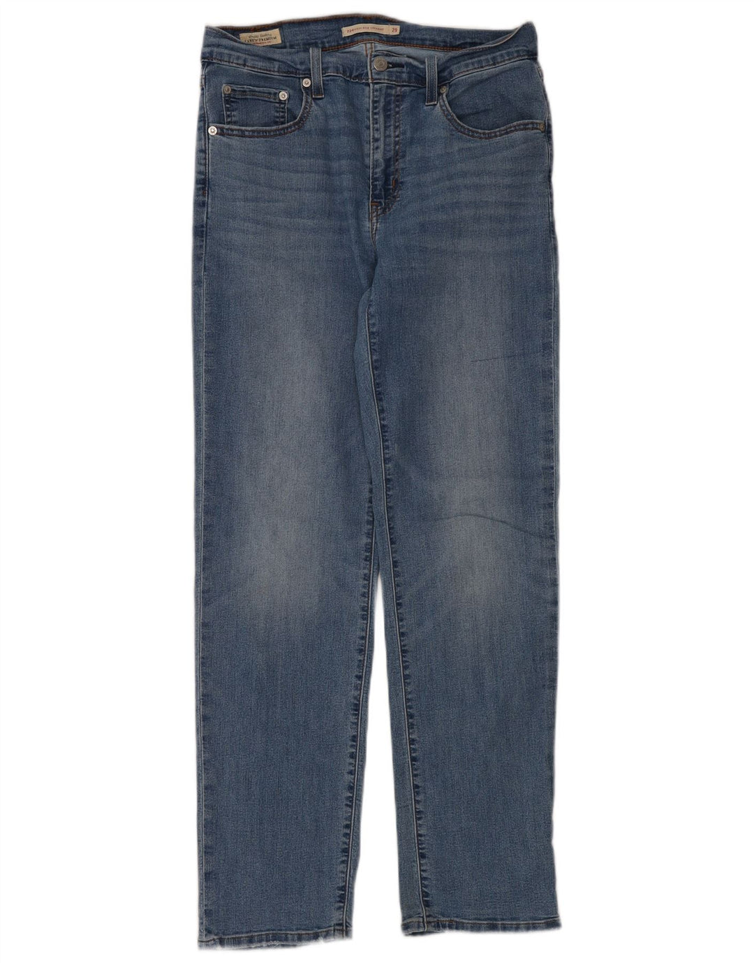Levi's Womens 724 High Rise Straight Jeans W29 L30 Blue