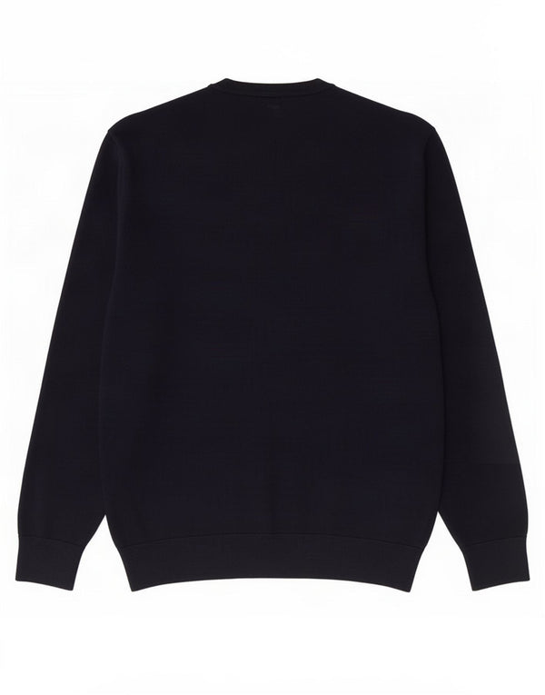Gap Mens V-Neck Jumper Sweater Medium Navy Blue Merino Wool