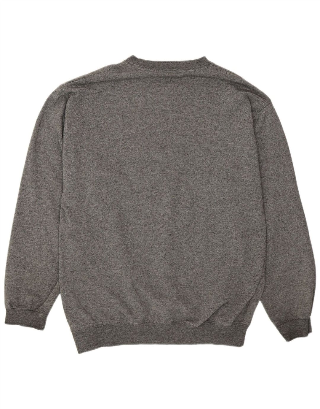 CHAMPION Mens Graphic Sweatshirt Jumper Large Grey Cotton