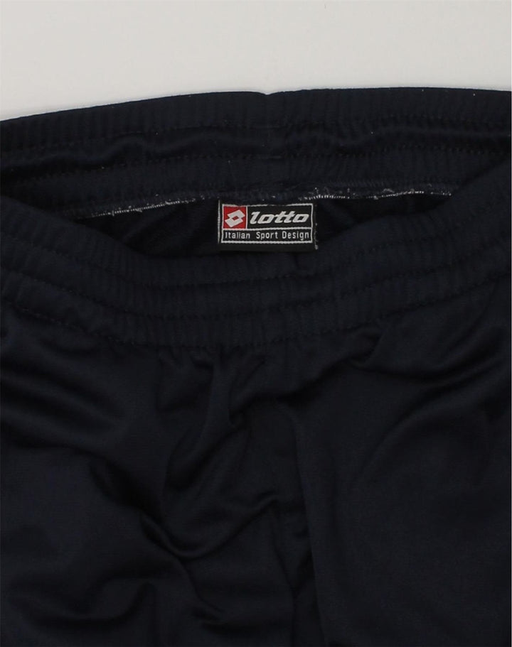 LOTTO Boys Tracksuit Trousers Joggers 7-8 Years Navy Blue | Vintage Lotto | Thrift | Second-Hand Lotto | Used Clothing | Messina Hembry 