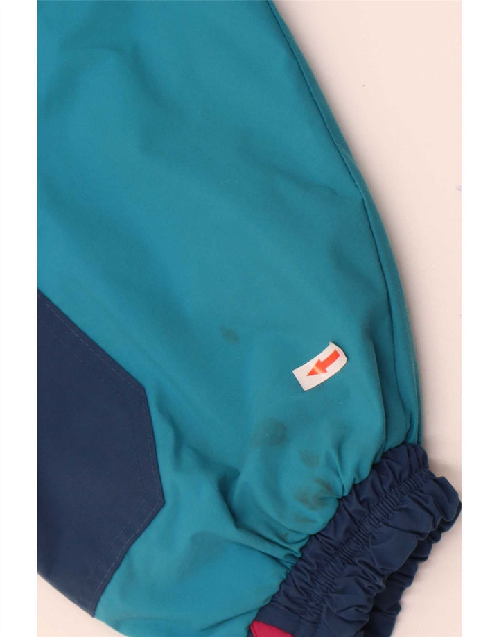 No Limits Mens Hooded Anorak Ski Jacket UK 40 Large Blue Colourblock